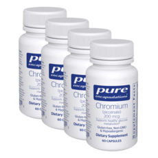 퓨어인캡슐레이션 크롬 피콜리네이트 200mcg, 4개, 60정