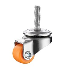 4PCS 인치 소형 프로파일 가구 상자 DIY 보관 바퀴 미니 로우 없음 소음, PP M4x15mm type1