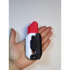 야광 당근 안전칼 선물용 팬시 장난감 빛나는 1개 미니, 한 사이즈, 13.레드화이트블랙