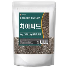 건강중심 파라과이 치아씨드 치아씨앗, 1kg, 1개