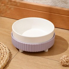 고양이 보온 물그릇 얼지않는 애견 퓨어 따뜻한 실외견, 가열 없음, 1개, 퍼플 허큘리스 싱글 그릇