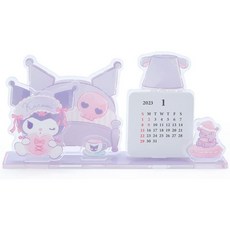 산리오 2023 탁상달력 쿠로미 크로미 인테리어 아크릴 데스크 캘린더