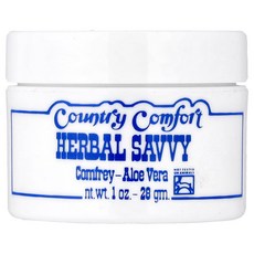 Country Comfort 허벌 새비 컴프리-알로에 베라 1 oz (28g) Comfort (컨트리 컴포트)