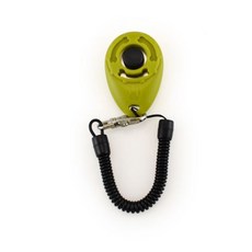 寵物訓練按壓響片 寵物訓練器 狗狗訓練 貓訓練 響片, 軍綠色, 1個