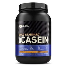 옵티멈 뉴트리션 카제인 단백질 909g 초콜릿-피넛버터 자기전 보충제 골드 스탠다드, 1개