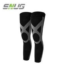 SNUG 運動壓縮全腿套, 黑灰,L, 1個