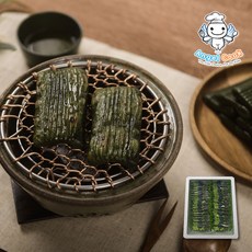 [엔젤쿡] 자연담은 거문도 해풍쑥 구워먹는 쑥절편 2kg, 1개