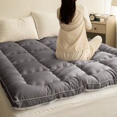 아토앤알로 빌리프 알러지케어 침대 바닥 매트리스 토퍼 Q, 빌리프 토퍼(Q)_라이트그레이