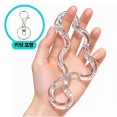 [손끝쾌감] 컬러팝 트위스트 피젯토이, 1개, 크리스탈화이트