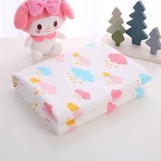 嬰兒童防水隔尿墊 100*150cm, 彩色雲朵, 1個