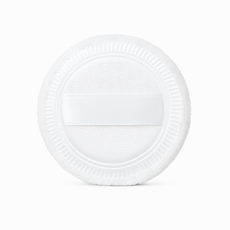 순면 가루 파우더 팩트 퍼프 애끼 미니 대형 루스 노세범 분첩, 박음질형, M, 1개, 화이트