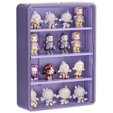 折疊式壁掛展示盒 公仔收納展示櫃 防塵模型展示盒, 1個