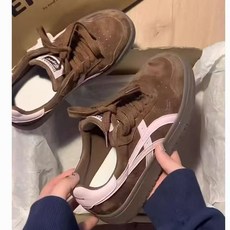 德訓復古春秋款厚底休閒學生運動板鞋