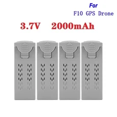 F10 6K HD GPS 항공 원격 제어 드론 예비 부품용 LIPO 배터리 RC 쿼드콥터용 3.7V 1600mAh, [07] 2000mah, 07 GPS-4B