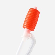 자바라 수동펌프 캠핑난로 등유용 손펌프 석유 펌핑호스, 1개