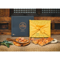 [고급보자기동봉] 26년햇 프리미엄 곶감 설선물세트, 1세트, 반건시 선물세트 20구, 650g