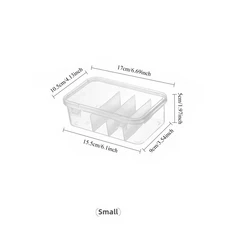 투명 데이터 케이블 보관함 소재 디자인 커버 칸당 품목, 1. 1pc small size