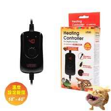 VISTA 爬蟲寵物專用 電子單顯控制器 溫度範圍 18-40°C, 1個
