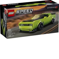 樂高 77237 Speed Champions 道奇 Challenger SRT Hellcat 豪華跑車, 1個, 混合顏色