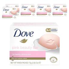 도브 핑크 뷰티 바, 75g, 6개입