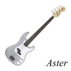 아스터 베이스기타 AJ-40 입문용 프레시전 풀패키지, 1개, SV(실버)