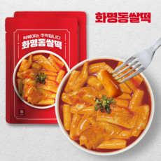화명동쌀떡 부산떡볶이 쌀떡볶이 2인분 밀키트, 2개, 550ml