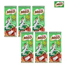 태국 네슬레 코코아 마일로팩 코코아우유 180ml x 6팩 코코아밀크 Thai Nestle Milo Cocoa Milk Drink Pack, 6개