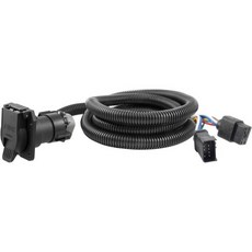 커트 56071 7피트 차량 측 트럭 침대 7핀 트레일러 배선 하네스 연장 Dodge Ram 1500 2500 3500 Dakota, 커트 56071 7피트 차량 측 트럭 침대 7핀 트레일