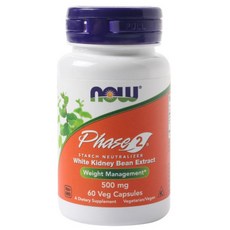 now 健而婷 白芸豆萃取物素食膠囊 500mg, 60顆, 1罐