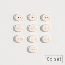 84x84 냉장고 현관문 자석 마그네틱, 볼빨간양10p