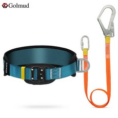 안전하네스 벨트 장비 작업 소형 충격 다목적, 3693 그린 싱글 대형 후크 3m