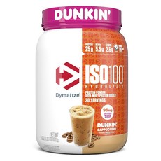 Dymatize Iso 100 水解乳清分離蛋白粉 Dunkin 卡布奇諾, 1個