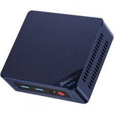 Beelink 비링크 미니 PC 컴퓨터 Mini S12 12세대 쿼드 코어 N95 데스크탑 8G DDR4 RAM 256G SSD 소형 4K UHD 듀얼 HDMI WiFi 기가비, MINI S12 N95/8G/480G, 8GB