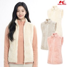 콜핑 여성 겨울 등산 보아 플리스 기본 보온 후리스 조끼 KSC077SV0W