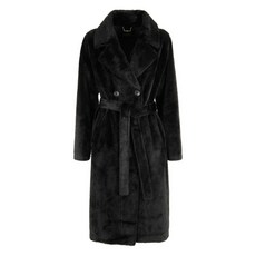 세븐티 더블 브레스티드 벨트 코트