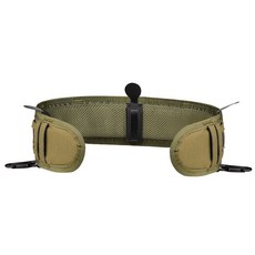 戶外多功能戰術腰封套裝尼龍蛇加厚腰帶，模組化全套腰封，耐磨耐用，戶外運動適用, 單腰封軍綠, 1個