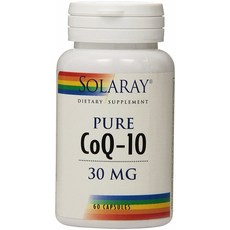 SOLARAY 輔酶Q-10膠囊 30mg, 1個, 60 件