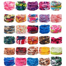 防曬面罩/頭巾/魔術頭巾/登山頭巾/自行車彈性頭巾-多功能防風沙脖圍, 1個, 男款隨機