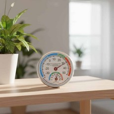 줍줍매점 고급 정밀 온도 습도계(13cm) 부착형온도계