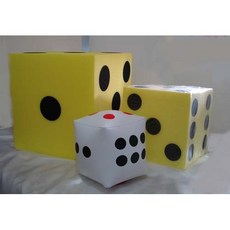 60公分正方加厚款大骰子 充氣/吹氣骰子 阿慧球 泡綿骰子 可開發票 45cm/35cm/80cm還有實心泡綿骰子, 1個, 45cm加厚款充氣骰子