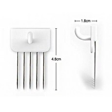 국내 정품 꼭꼬핀 U자형 꼭꼬핀 벽지고리 액자걸이 벽지핀 (2개 묶음)