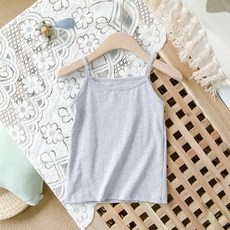 i揪團 女童純色細肩帶背心 K17-1