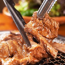 갈비아저씨 국내산 한돈 수제 양념 돼지갈비 통갈비 600g, 1개