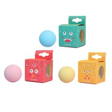 寵物玩具球, 藍色,黃色,紅色, 1SET_KOR_COUNT