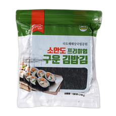 김이가 소안도 프리미엄 구운 김밥김 () 터지지 않는 탄탄한 프리미엄 김, 1개, 220g