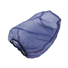 범용 자동차 콘 에어 필터 보호 커버 고유량 공기 흡입 필터 방수 내유성 방진 블랙 레드 블루, 05 Blue long, 1개
