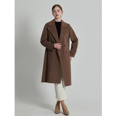 [국내매장 정품] [르오트(LeOT)] 품격있는 울 알파카 더블버튼 핸드메이드 롱코트 628697