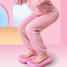 에어쿠션 지압 스텝퍼 젤리 밸런스 홈트레이닝 유산소운동 밸런스 코어 하체 균형, 그린