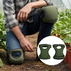 고바 앉는 작업용 쿠션 무릎 보호대 농사 정원 시공, 그린