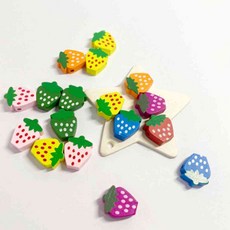 딸기 나무비즈 원목비즈